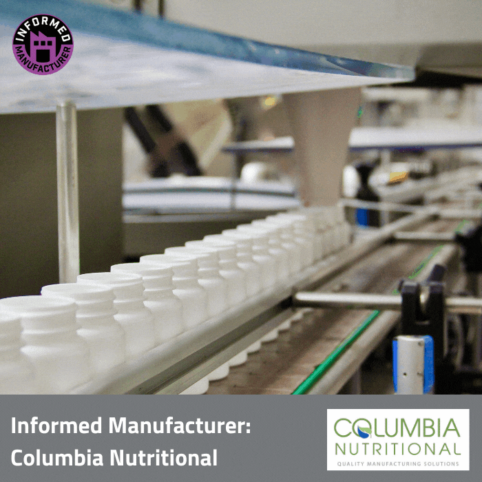 Informed Manufacturer Columbia Nutritional